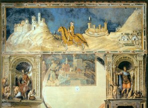 성 빅토르와 시에나의 성 안사노_by Il Sodoma_in the Palazzo Pubblico in Siena_Italy.jpg
